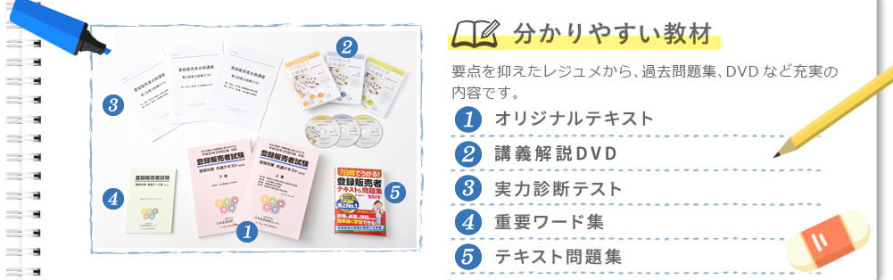たのまな|ヒューマンアカデミー登録販売者講座の教材紹介